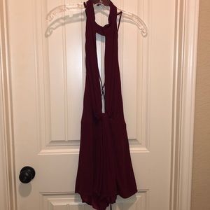 Maroon romper